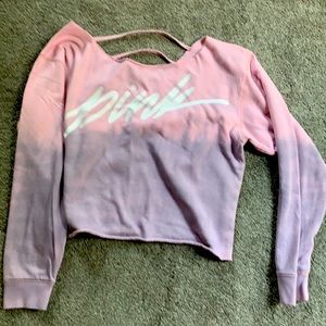 PINK SWEATSHIRT LIGHTWEIGHT SZ M